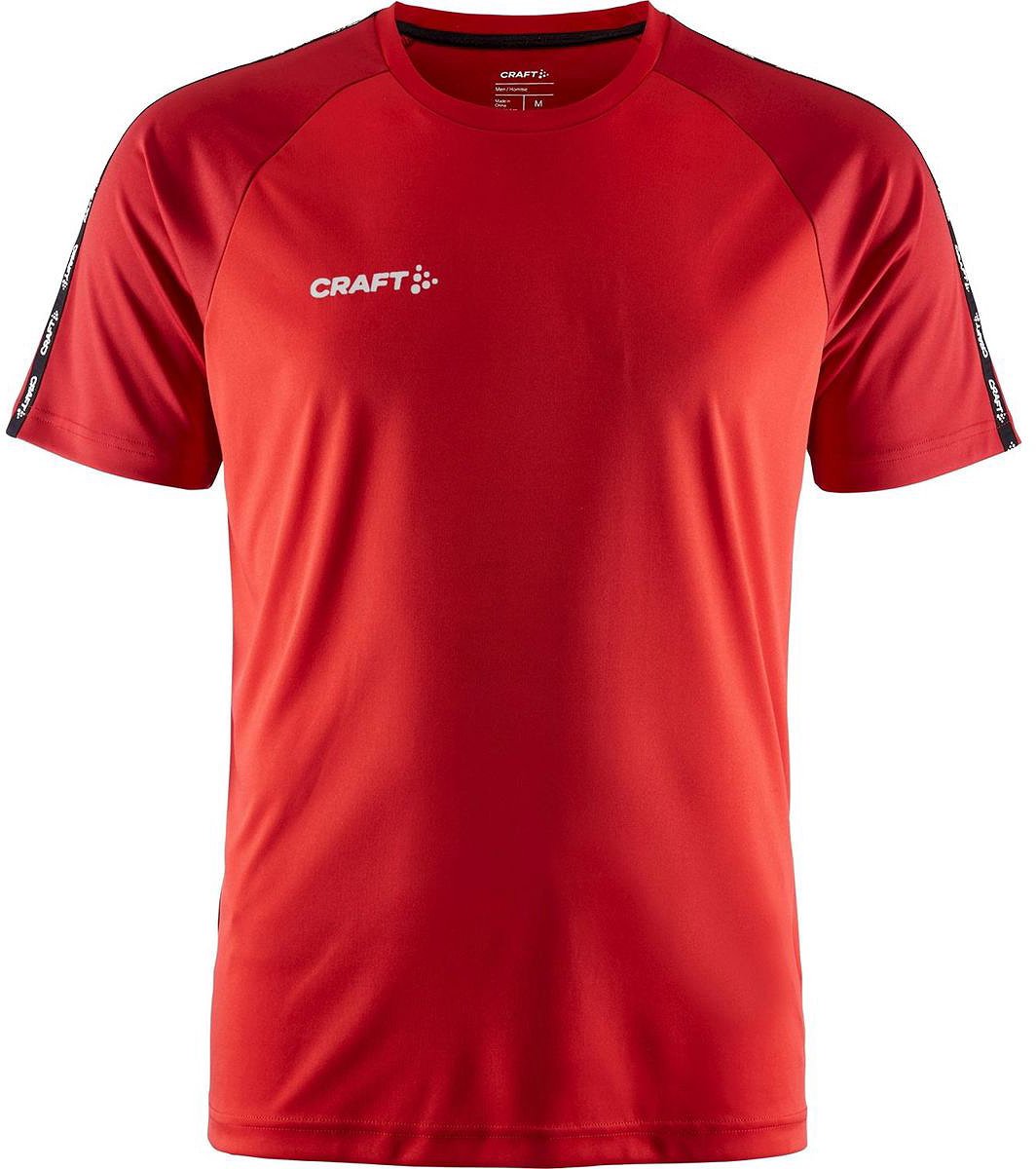 Craft Squad 2.0 Contrast T-Shirt Heren - Rood | Maat: XL