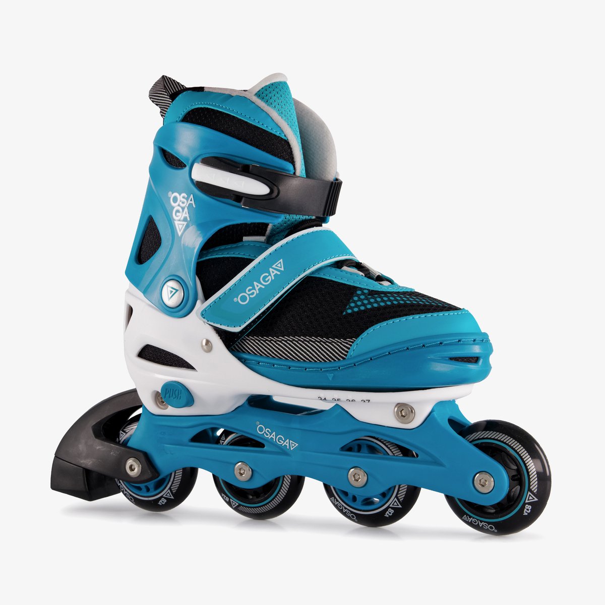 Osaga kinder en dames skeelers blauw - Maat 30/33