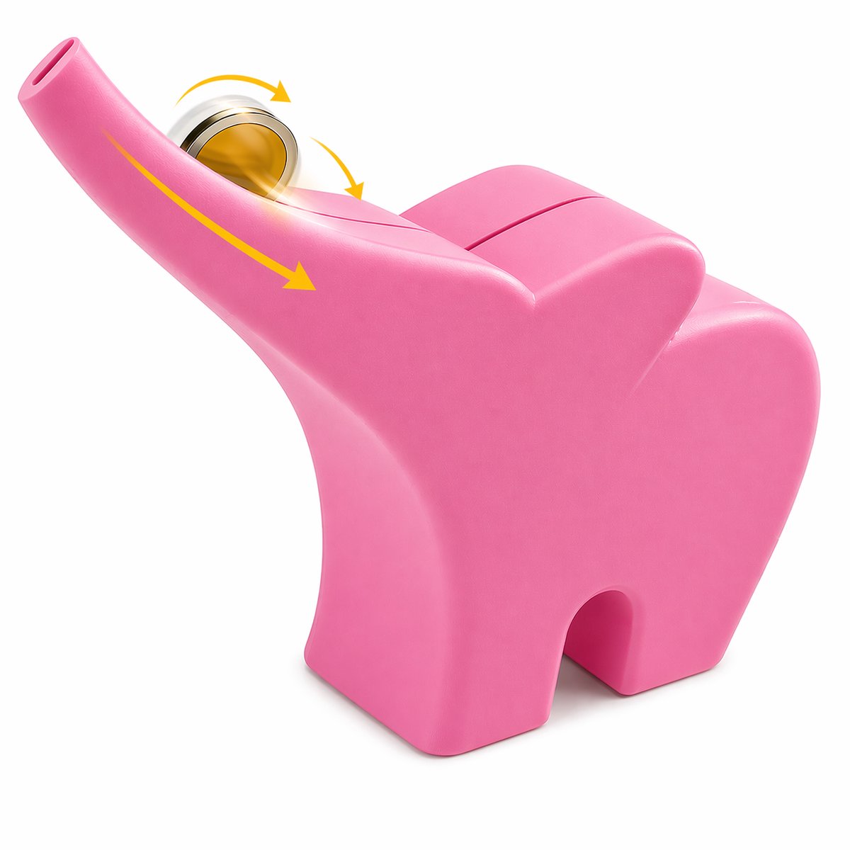 Olifant Spaarpot Kinderen - Grote Spaarpot Olifant Design - Meisjes Cadeau Sparen Leren - Kinderkamer Decoratie Accessoire - 7 X 20 X 19 CM - Roze