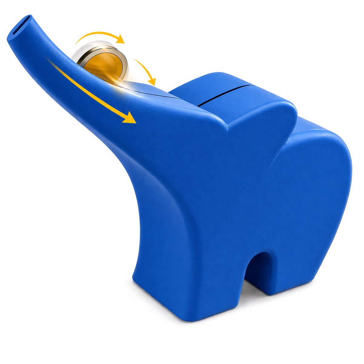 Olifant Spaarpot Kinderen - Spaarpot Groot Olifant - Speelgoed Sparen Leren - Cadeau Voor Jongens En Meisjes - Decoratie Kinderkamer - 7 X 20 X 19 CM - Blauw