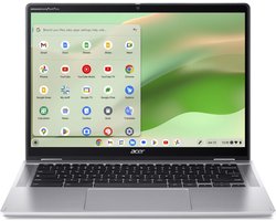 Acer Chromebook Spin 314 CP314-2HN-C1L1 - 2-in-1 Convertible - 14 inch - Touchscreen - 8GB - 64GB - Zilver