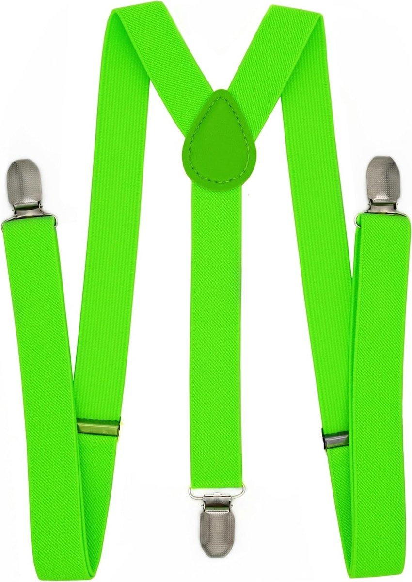 Verstelbare Y-Back Clip-on Schouderbanden voor Mannen - Zwart, Elastisch en Comfortabel, Perfect voor Feestjes en Casual Kleding