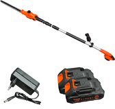Kibani Accu Heggenschaar XXL – Inclusief twee li-ion accu's 2000 mAh – 45 cm Zwaardlengte - 21V - Telescopisch