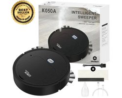 iRobot®- Ai Clean Start Robotstofzuiger - Robotstofzuiger met Dweilfunctie - Robot Stofzuiger - Robot Stofzuiger met UV-Reiniging – Slimme Mini Robotstofzuiger – Stil (55dB) – Automatisch Schoonmaken – Oplaadbaar – Voor Harde Vloeren & Tapijt
