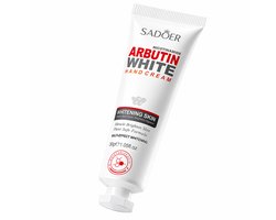 SADOER Handcrème | Niacinamide Arbutine Hand Cream | Droge Handen Crème | Tegen Kloven & Gebarsten Huid | Hydraterende Handverzorging | Anti Rimpel | Pigmentvlekken | uier crème | Urea Vaseline | Whitening Cream met Vitamine C & B3 | Reisformaat 30g