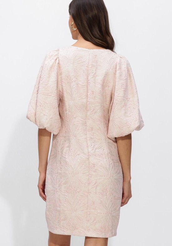 Notre-V Nv-henderika Brocade Dress Dames - Robe - Rose - Taille S