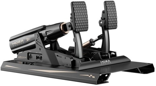 Moza Racing mBooster Actieve Sim‑Race Pedalen Set met CRP2 Throttle - Programmeerbare Force‑Feedback voor PC Sim Racing van Moza Racing — afbeelding 2