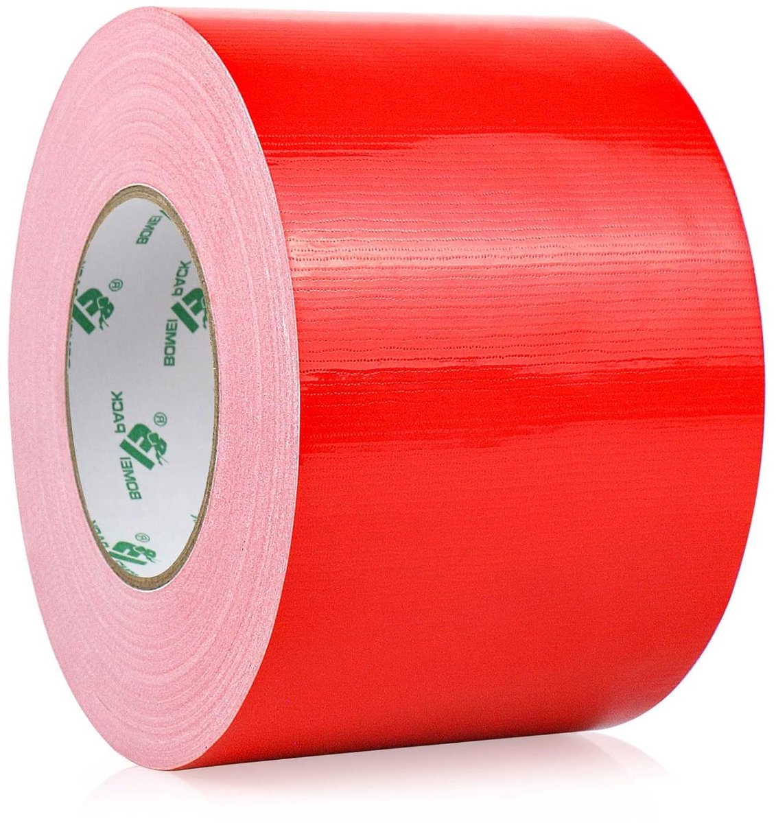 Premium Woven Tape 50 mm x 30 m, Rood, Sterk en Waterdicht Textieltape voor Meerdere Toepassingen, UV-bestendig en Met Uitstekende Hechting