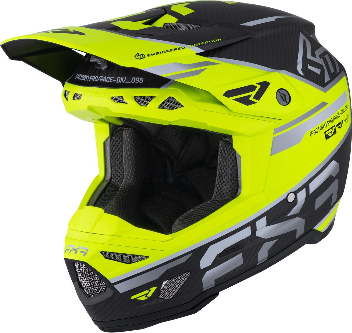 FXR 6D ATR-3 FIM Carbon Motorcross helm -