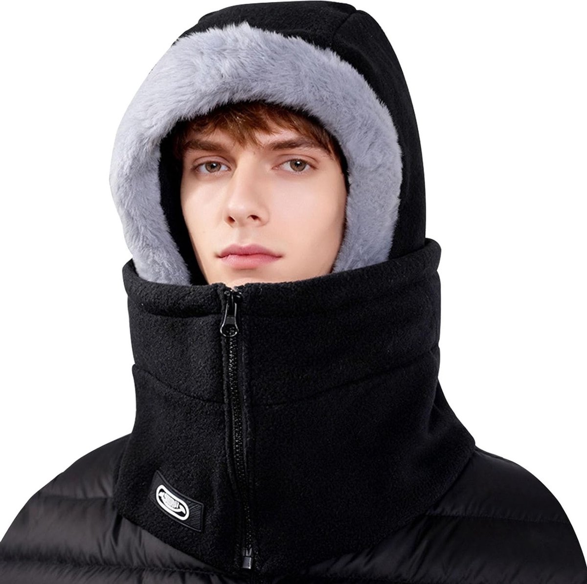 Warme Fleece Balaclava voor Winter - Geschikt voor Fietsen, Skiën en Motor rijden - Zwart Outdoor Sportmasker voor Mannen en Vrouwen