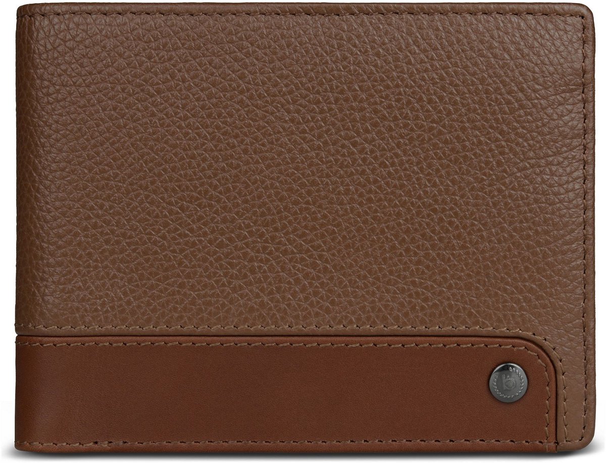 Bugatti Due Portemonnee RFID-bescherming Leer 11.5 cm - Jongens - Horizontaal - cognac