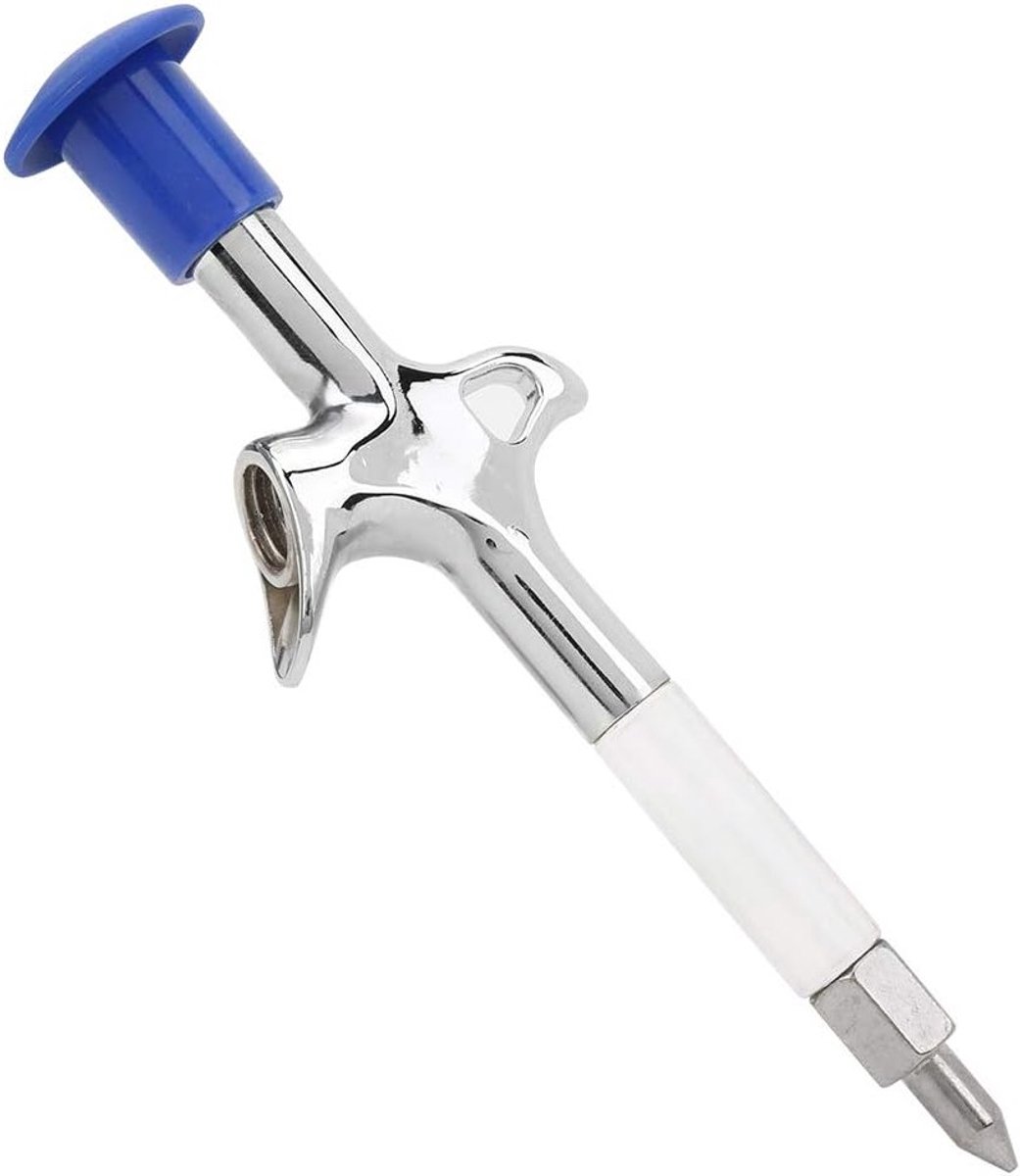 Handige Mini Grease Sprayer met Chroomoppervlak en Koper Binnenbuis voor Fietsonderhoud en Olievullen