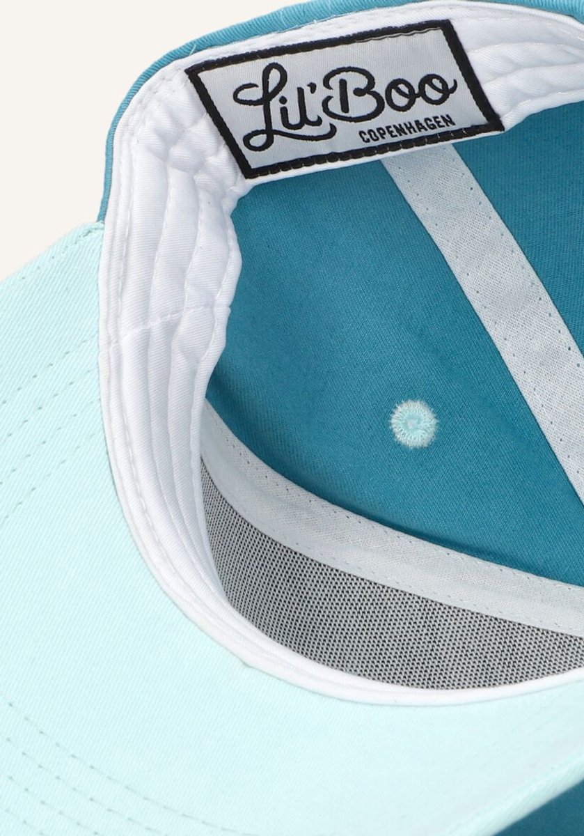 LIL'BOO Block Snapback B Petten Jongens - Lichtblauw - Maat 3/7Y - L