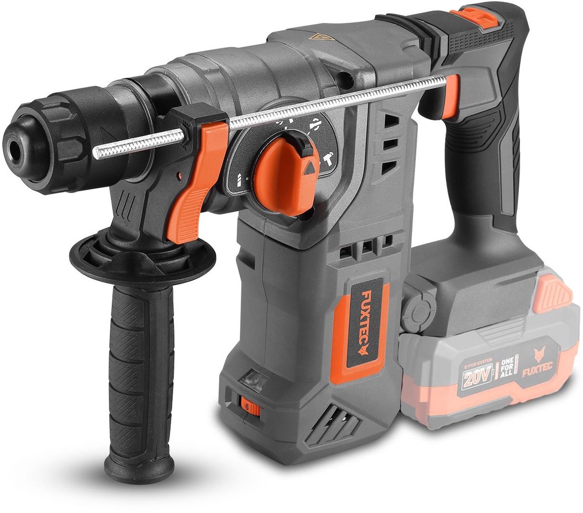 Accuboormachine - FUXTEC FX-E1RH20 - 20V SDS+ beitel - Zonder accu of lader