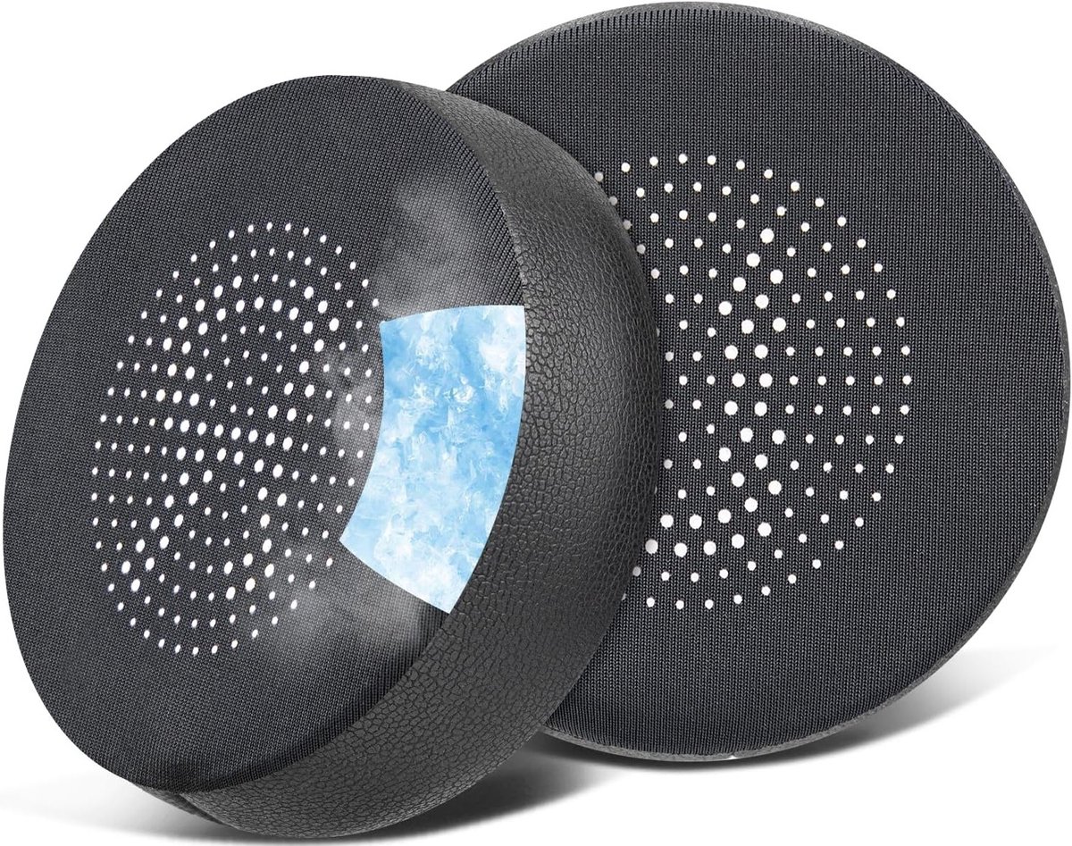 Comfortabele vervangende oorkussens voor Jabra Evolve 75 - Gel, geluiddemping en draadloze hoofdtelefoonaccessoires
