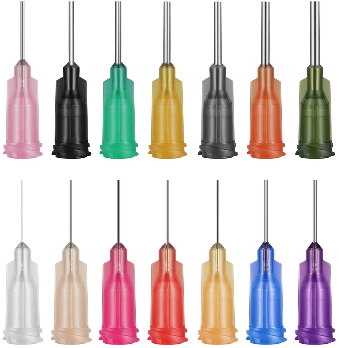 140pcs 1/2 inch blunt tip dispensernaalden set voor het vullen van inkt, lijm en spuiten
