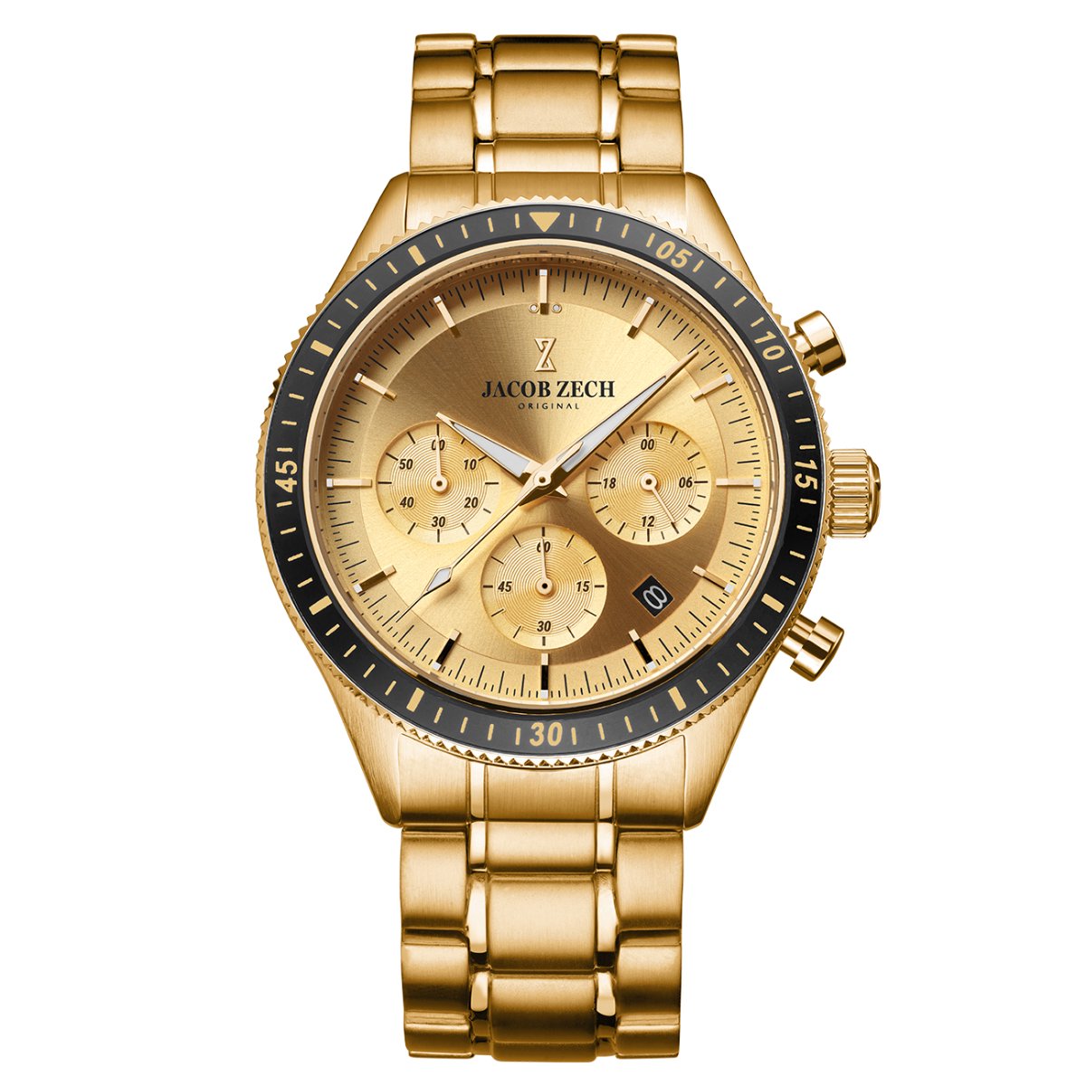 Jacob Zech - Heren Horloge Milano - Goud