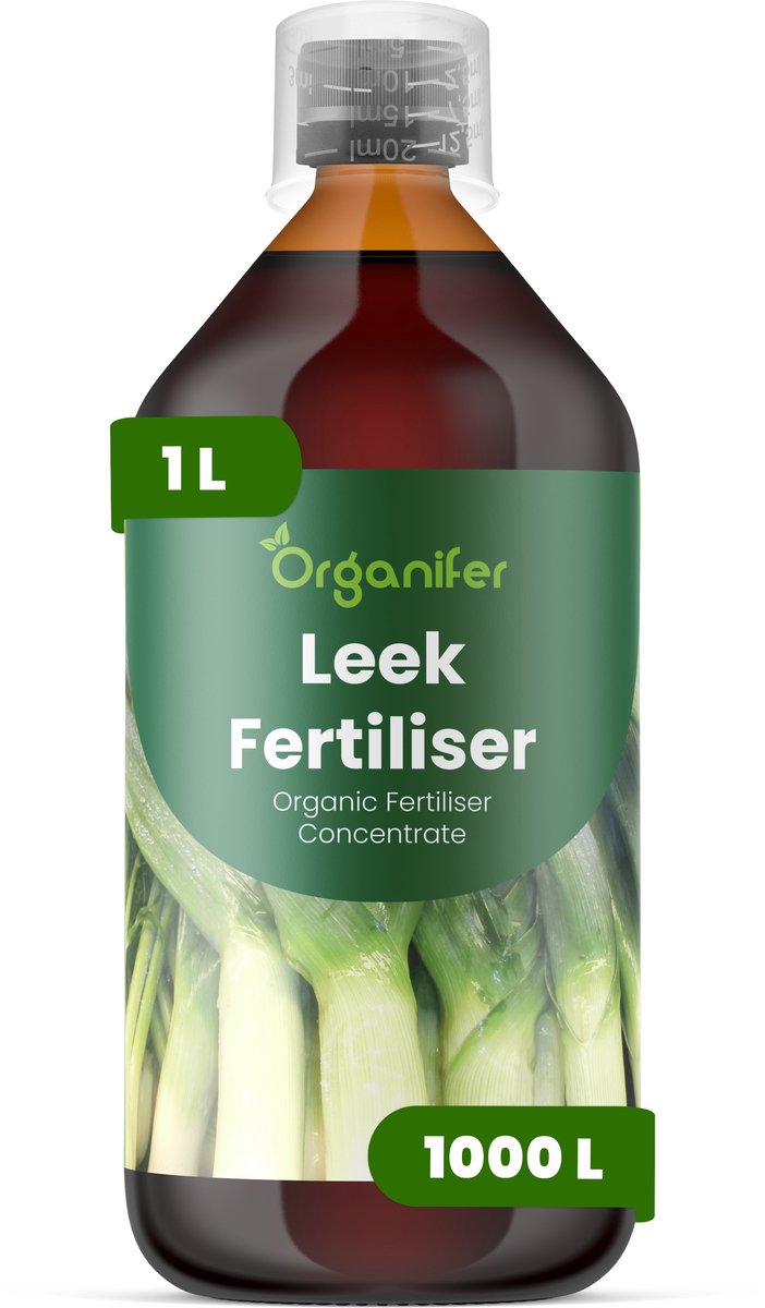 Vloeibare Meststof Voor Prei 1 L Voor 1000 L - Npk 2-1-8 - Uniforme Schachtontwikkeling - Wortelvitaliteit - Bladstructuur - Bladkleur - Stevigheid - Stressbestendig - Efficiënte Fotosynthese - Smaak - Bewaarpotentieel - Organifer