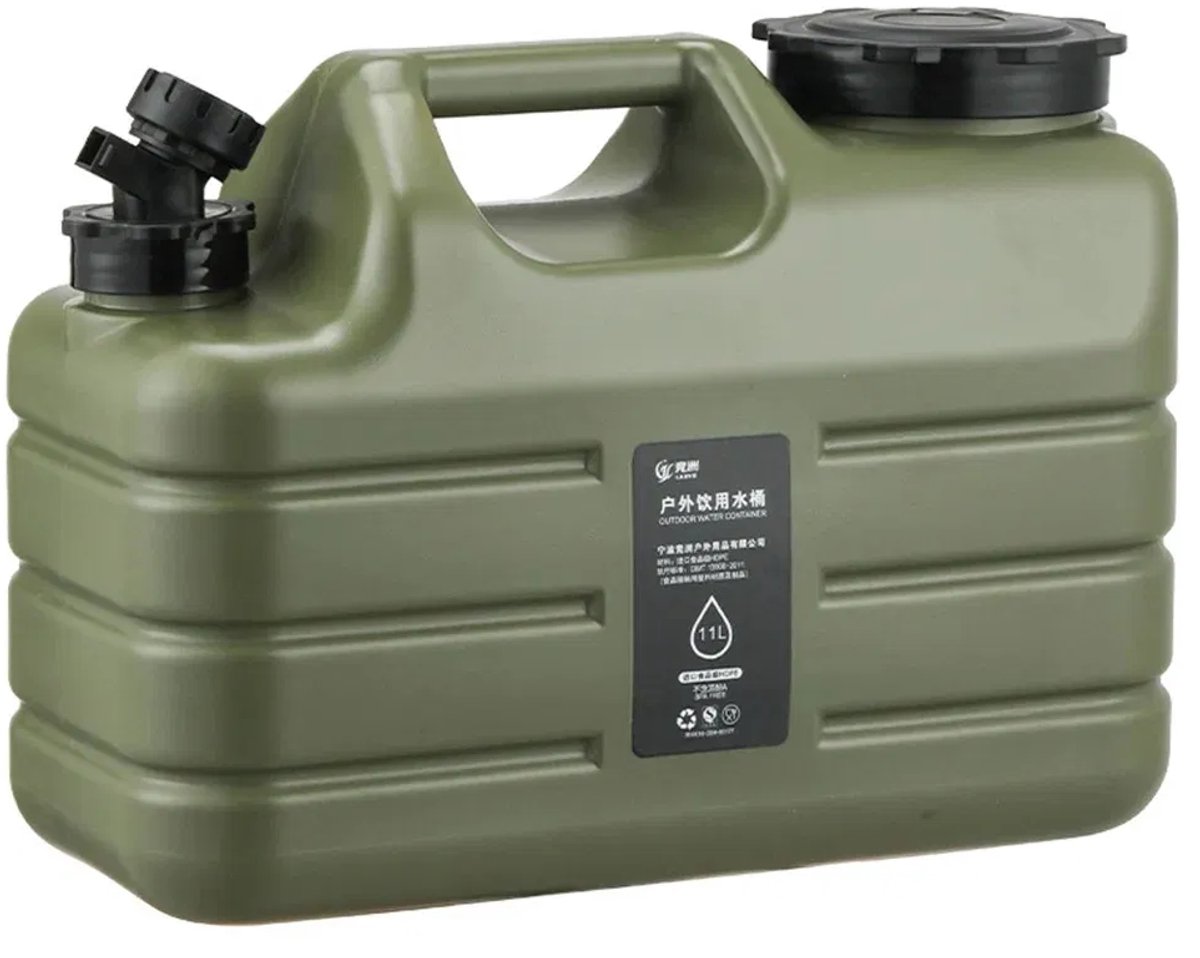 Jerrycan - 21 Ltr - Watertank - Watercontainer - Watervat - Waterdispenser - Watertap - Met Kraantje - Noodpakket - Groen