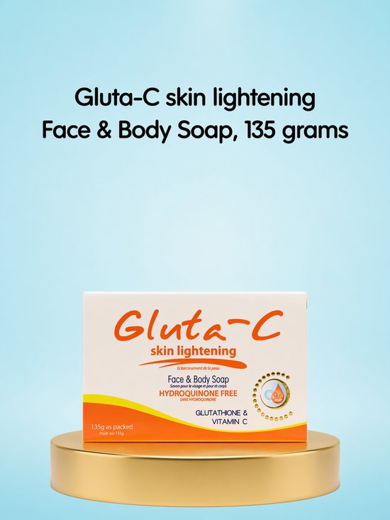 Gluta-C Skin Lightening Face & Body Soap  135g  Tegen Pigmentvlekken   Donkere... | bol