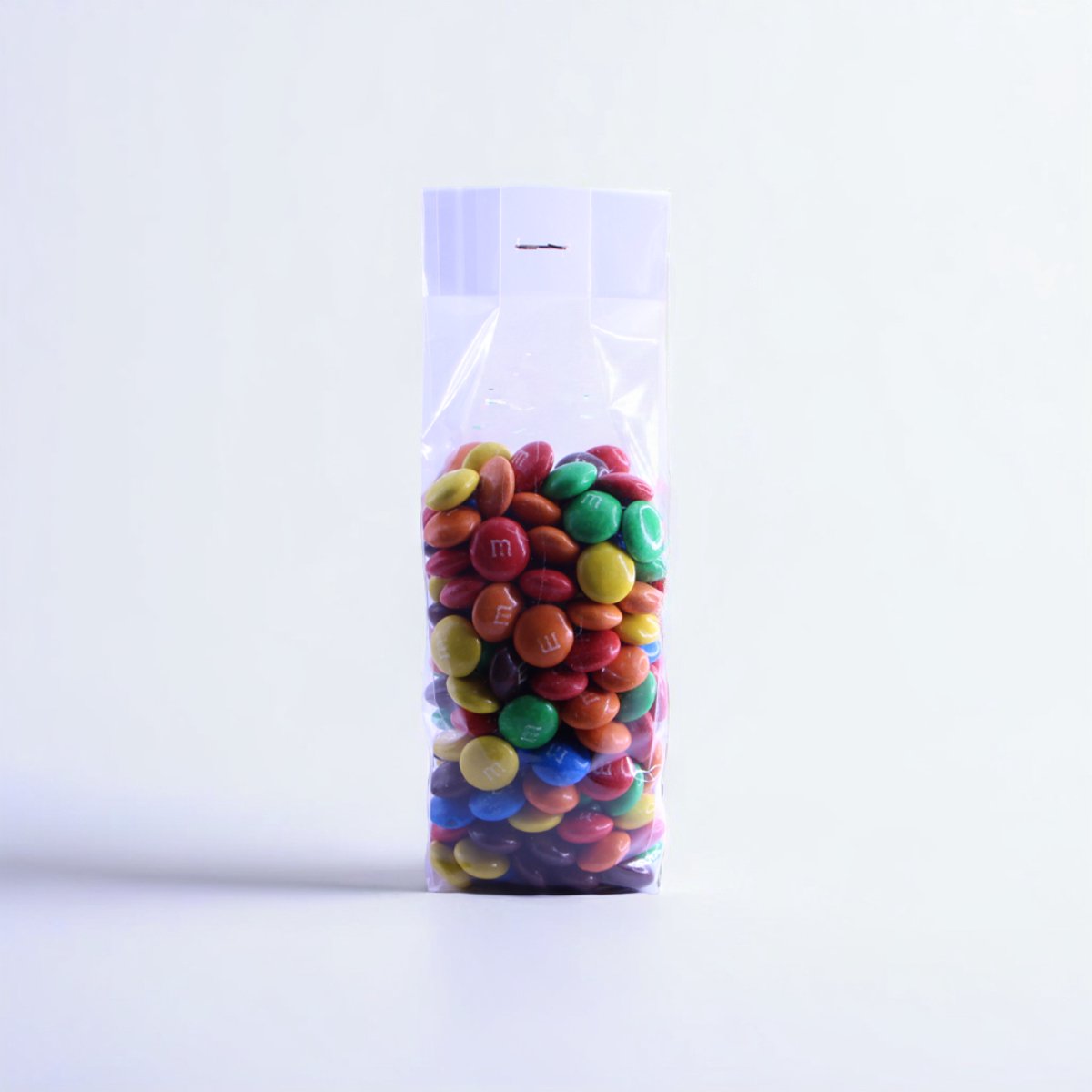 Yonico - Blokbodemzakjes Plastic Transparant - 55+35x180mm - 100% Polypropyleen - Recyclebaar - Uitdeelzakjes - Rechthoekige Blokbodem Zak - Voedsel Verpakking - 100 Stuks