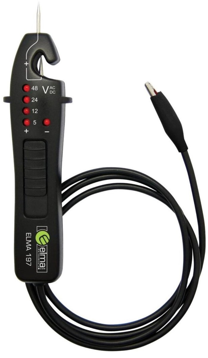 Elma Spanningstester - Voltage Tester - 3-48V Auto en Motor Tester - Elma 197