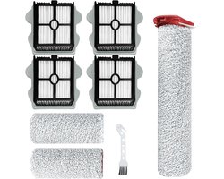 8 stuks - 3 borstels , 4 filters en 1 Reinigingsborstel - Voor Roborock Dyad Pro/Dyad Pro Combo/A10Plus