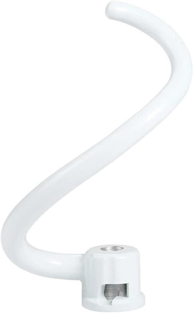 Mixer Deeghaak Compatibel met KitchenAid Gecoate Deeghaakbevestiging Staande Mixerkom Spiraal Gecoate Metalen KV25 Serie Onderdelen for Voedselverwerkende Machines Blender Accessoires En Onderdelen