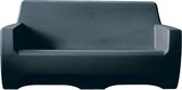HappySofa Regenbank – 510 liter regenwateropslag + inclusief geïntegreerde pomp + aansluitset – 168 x 83 x 84 cm - kleur: Donkergrijs Graniet – regenton – watervanger – designbank - tuinbank