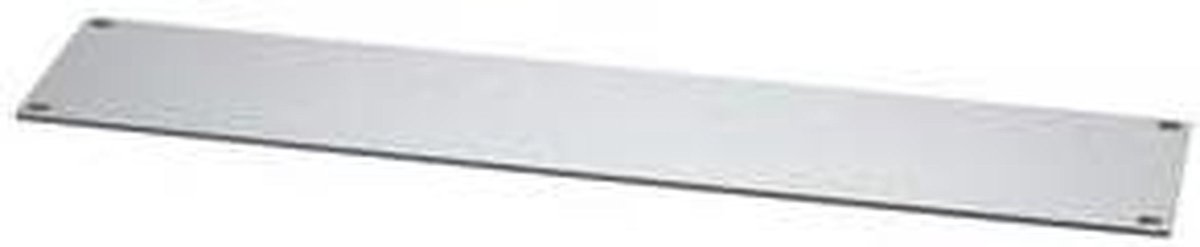Blindplaat - Afdekplaat Paneel - Schakelkast Afwerken - Aluminium 4mm - 2U - Aluminium