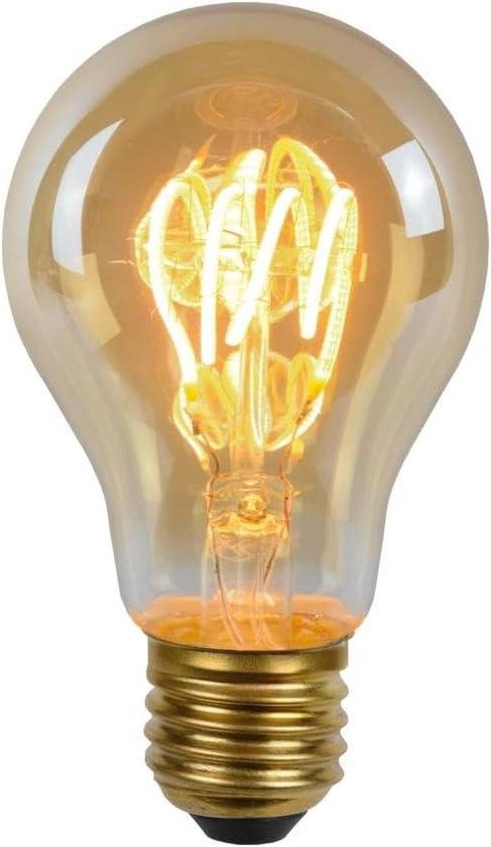 Led Lamp - Decoratieve Lichtbron - Sfeervol Interieur - Extra Warm Wit - Ø 6 cm - Amber