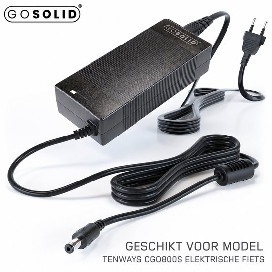 GO SOLID! ® Oplader geschikt voor Tenways CGO800S elektrische fiets van GO SOLID! — afbeelding 4