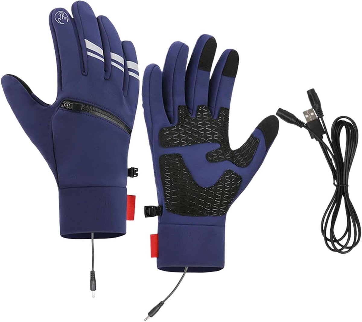 Elektrische handschoenen,Verwarmde handschoenen, USB elektrisch verwarmde thermische handschoenen, Touchscreenhandschoenen voor koud weer, waterdichte verwarmde snowboardhandschoenen voor buiten fiets — cadeau in Sport & Outdoor - foto 6