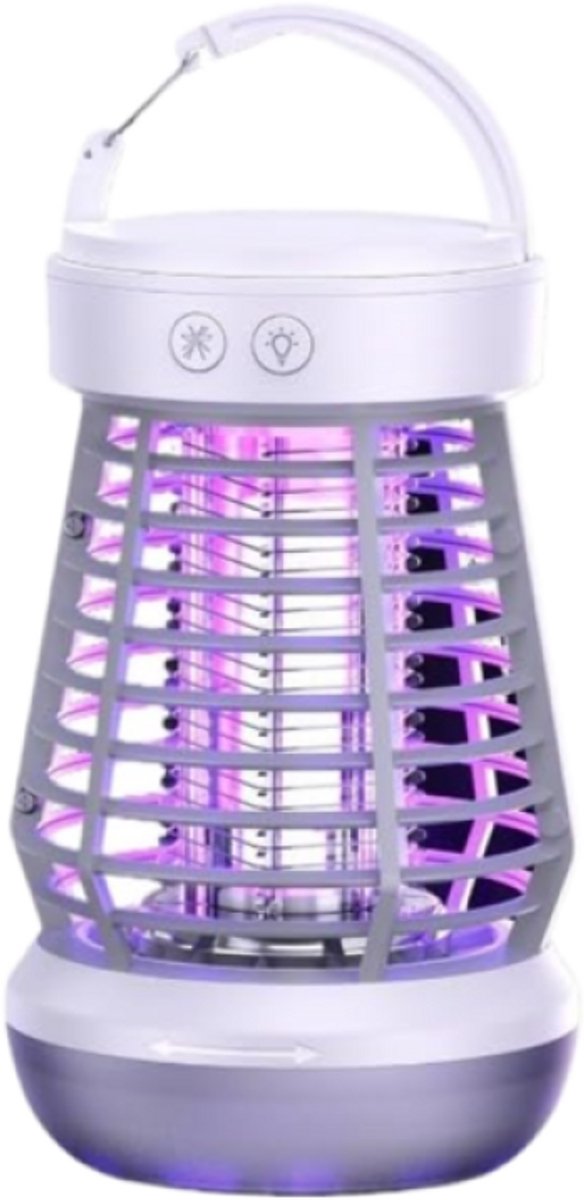 carmdering - Insectenwerend Apparaat - Muggenverjager - Buiten Insectenverjager - 2026 model, stil, dekt tot 1 acre - Geen chemicaliën, geen geur - USB oplaadbaar, draagbaar - Voor terras, tuin en camping - Wit