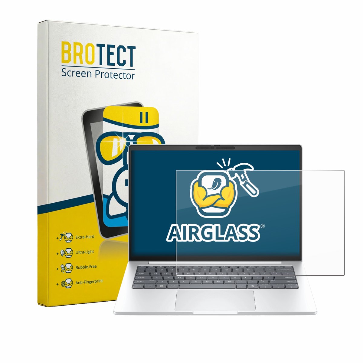 Screenprotector voor HP EliteBook 8 G2a 14" Beschermglas transparant