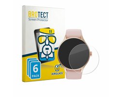 Screenprotector 6 Stuks voor Woneligo Smartwatch 1.57" Beschermglas transparant