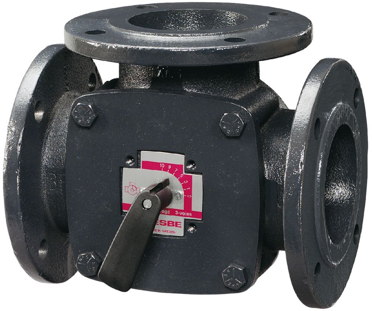 ESBE 3-weg flensmengkraan 3F, DN25, Kvs18, Flens PN6, 11100200