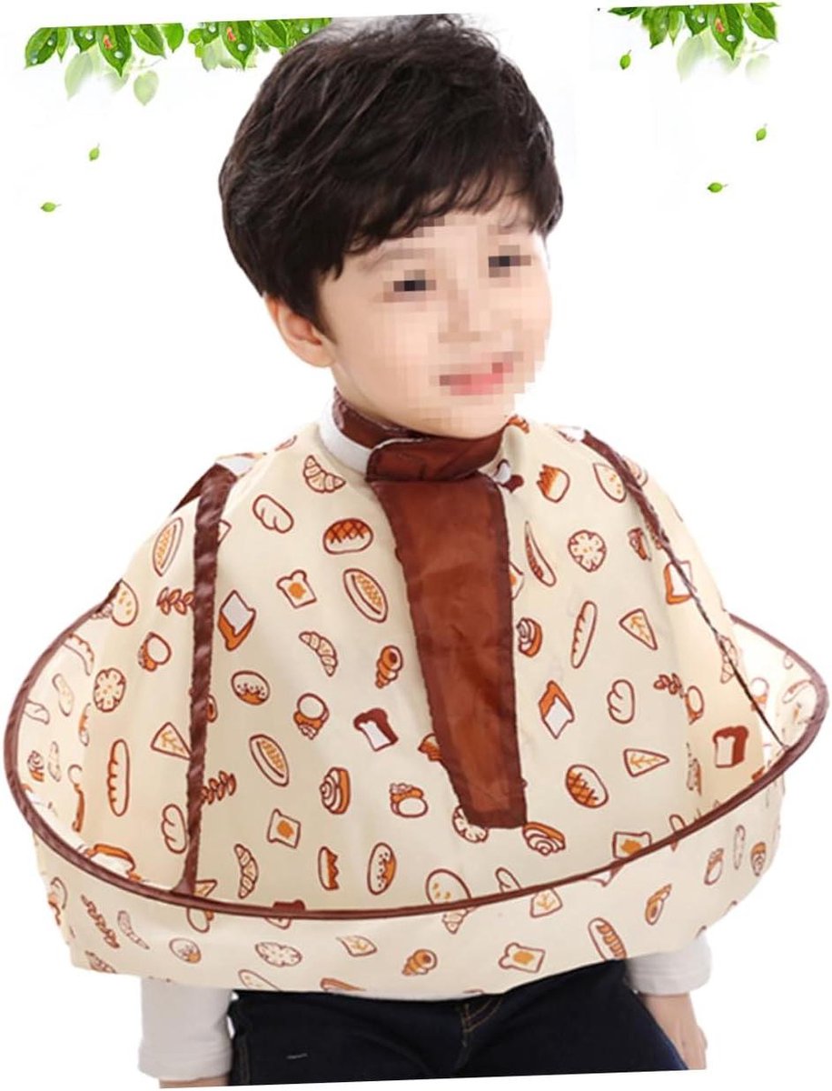 Kinder Kappersschort - Haarknippen Cape - Thuis Kapper - Opvang Haar - 53 x 53 cm - Zoals getoond