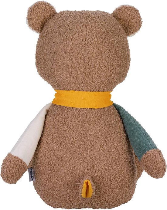 Speeldier beer - Knuffelbeer baby - Baby speelplezier - Zachte grijpmogelijkheden - 42 cm - Bruin — afbeelding 5