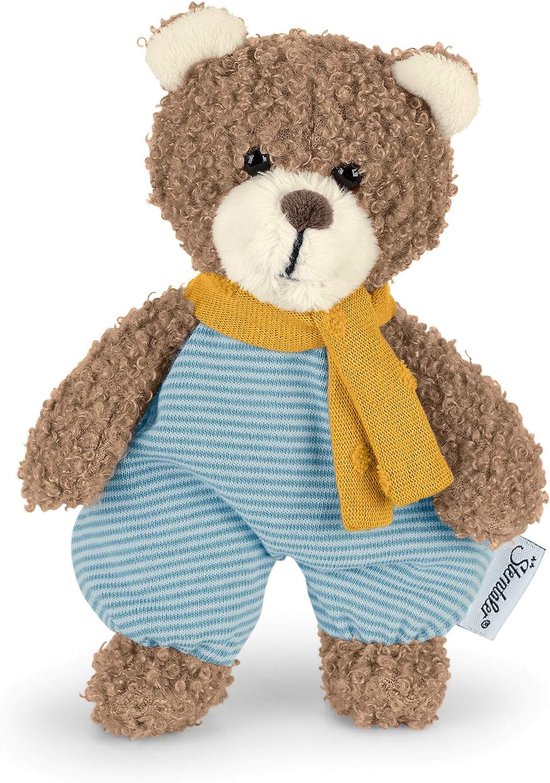 Speeldier beer - Knuffelbeer baby - Baby speelplezier - Zachte grijpmogelijkheden - 42 cm - Bruin — afbeelding 4