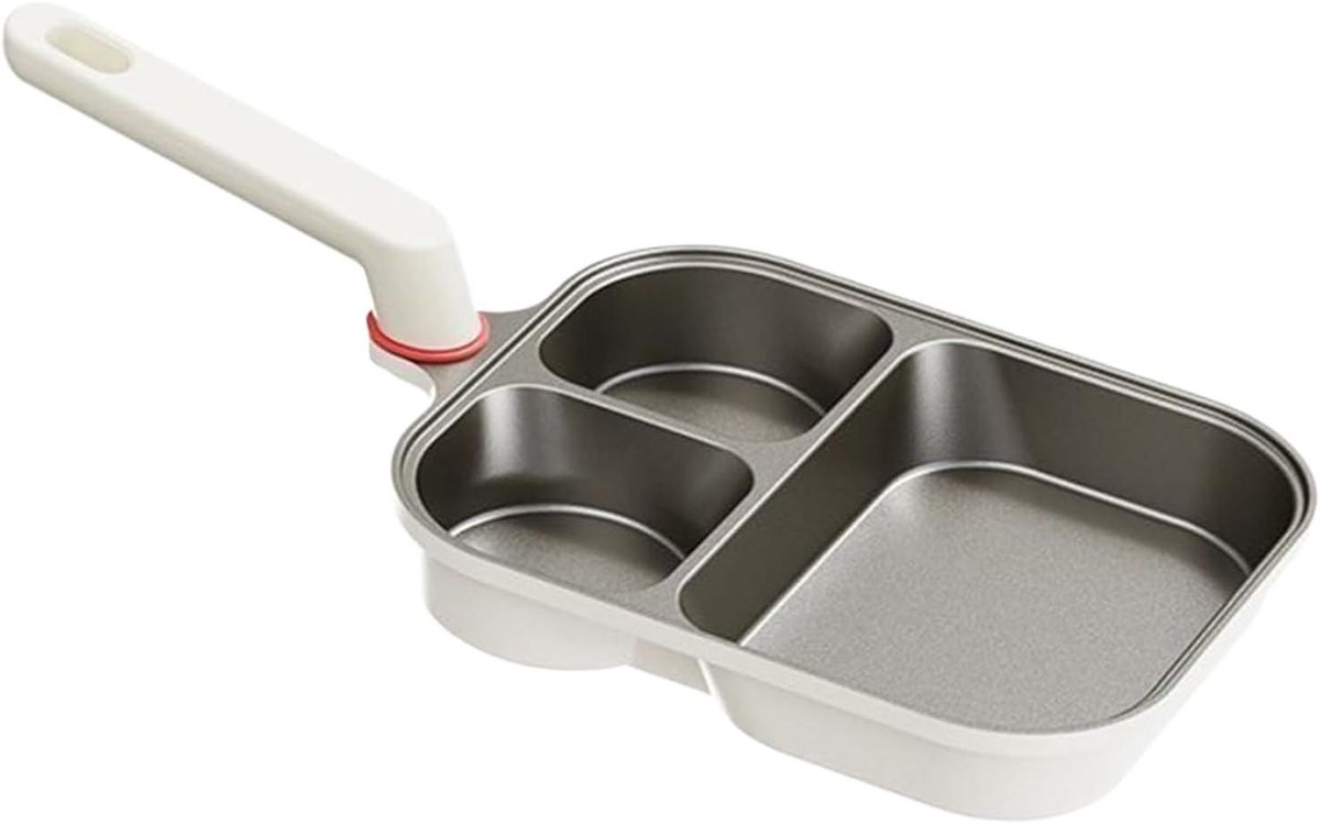 Pannenkoekenpan - Omeletpan Grillpan - Ontbijt Bereiden - Antiaanbaklaag - 24.5x20.5x3.8cm - a