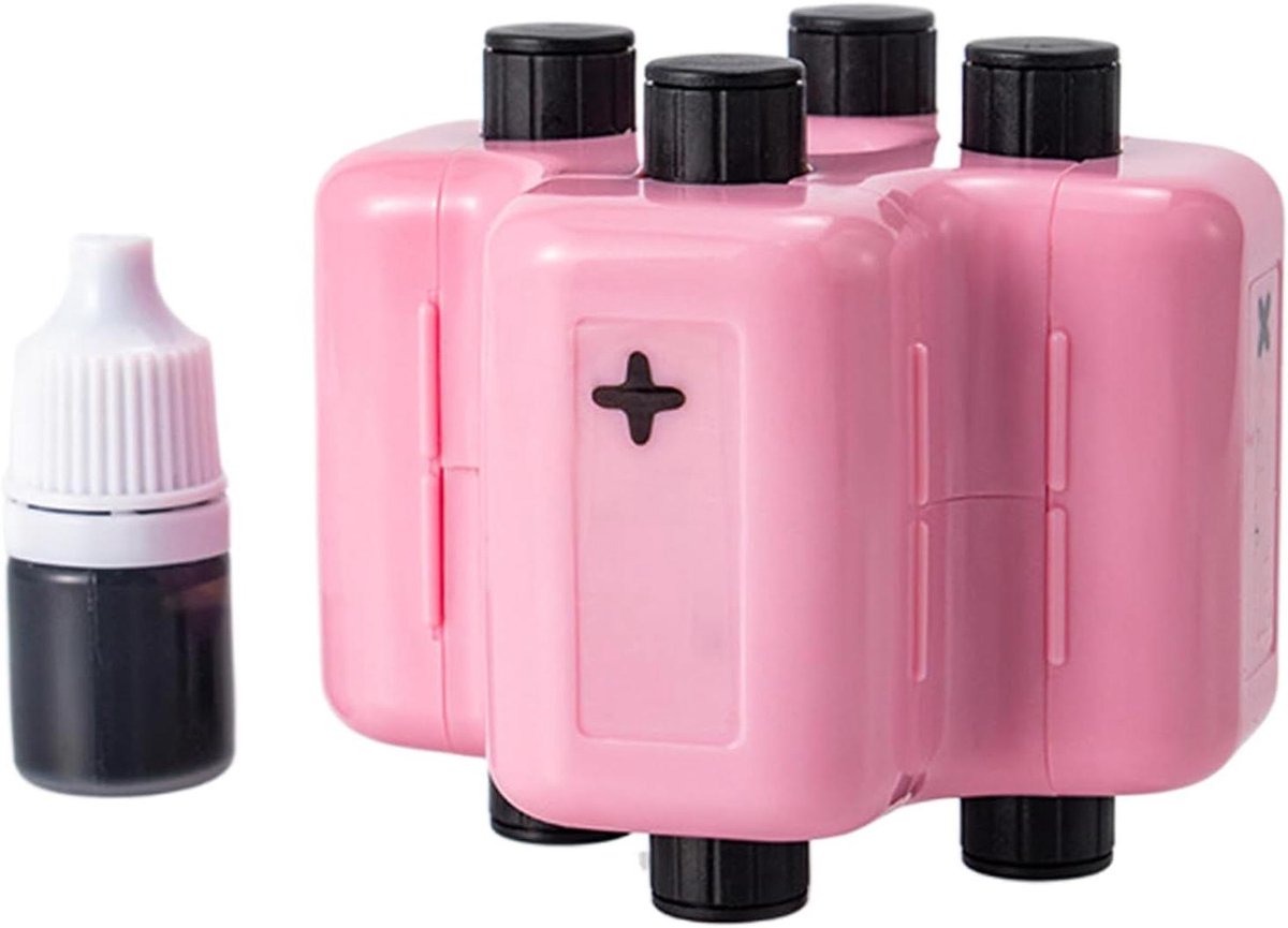 Wiskunde Roller Stempel - 4 in 1 Vul het Educatieve Tool - Digitale Roller Stempel, voor Kinderen Klas Thuis Optellen Vermenigvuldiging Divisie Onderwijs Ontwikkeling