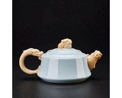 Keramische Theepot - Yixing Kleipot - Afternoon Tea - Met Zeefje - 200-300ml - Bruin