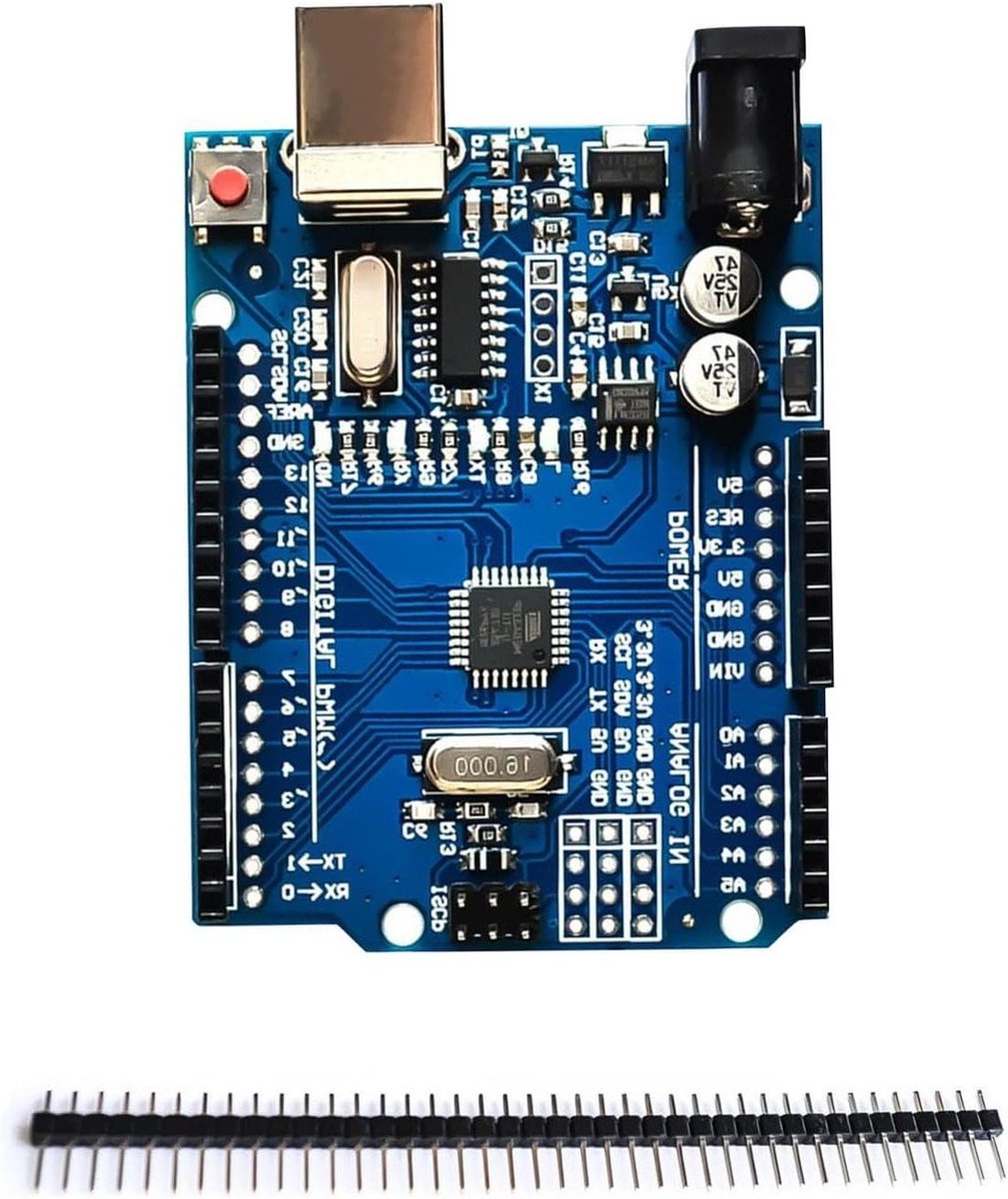 Ontwikkelingskaart Microcontroller - Elektronica Module - Project Programmering - CH340G Chip - 7.6 x 5.5 cm - Blauw
