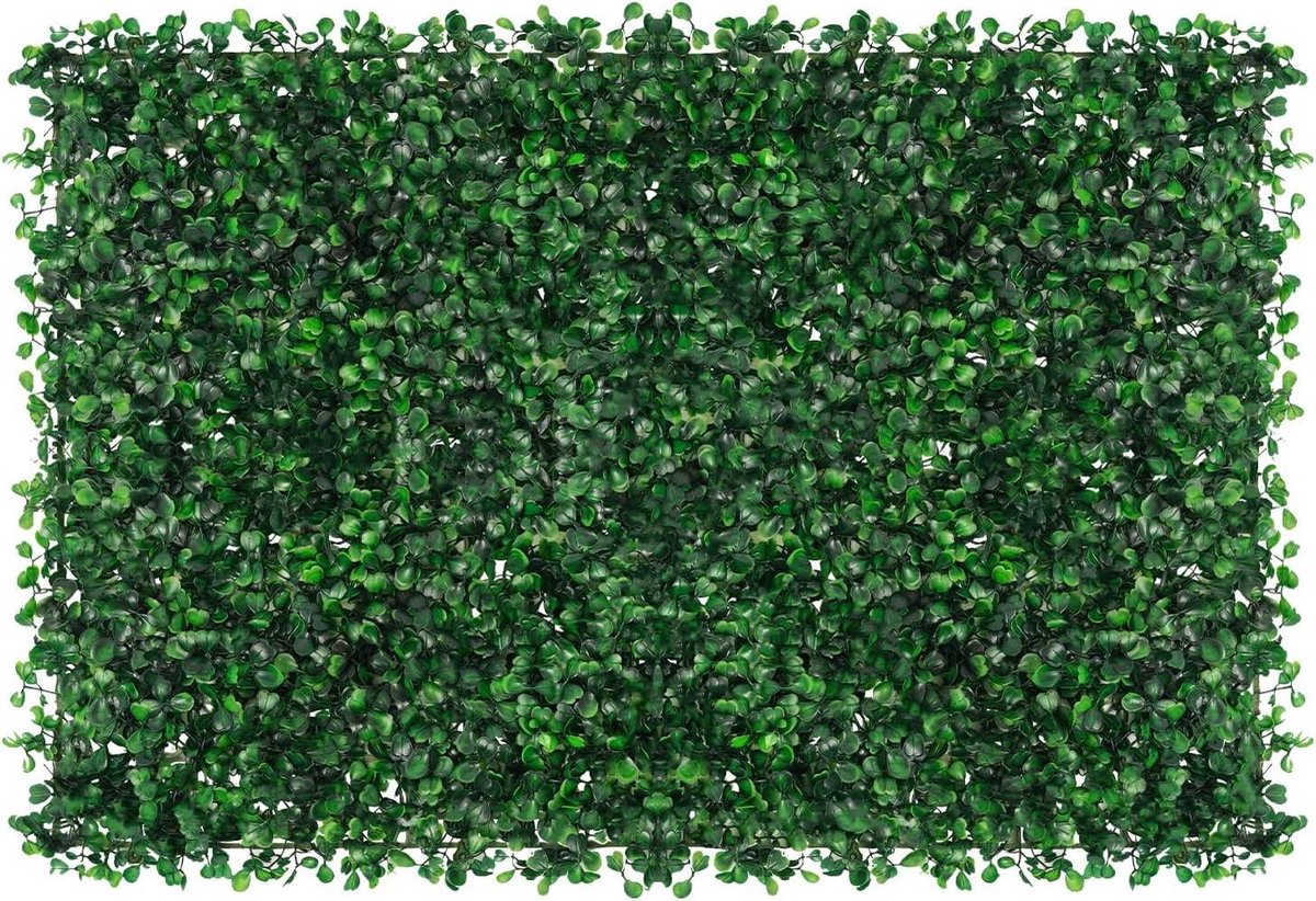 Kunstplantenwand 12 stuks - Kunsthaag panelen - Decoratie aanbrengen - Opsteekbaar design