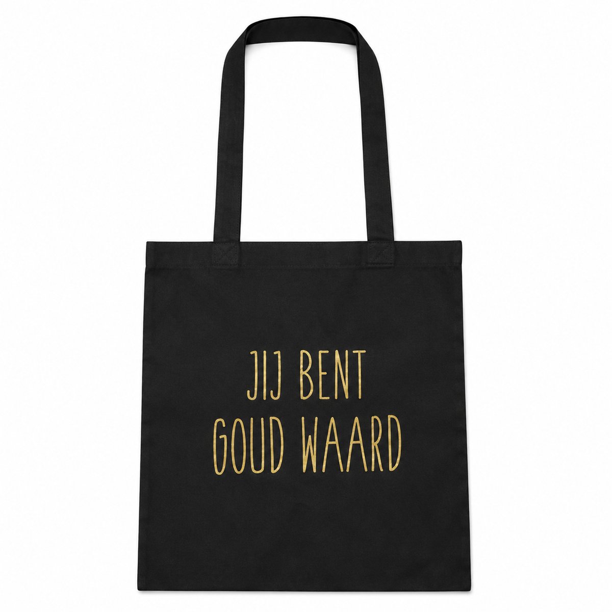 Tas Bedankt tekst jij bent goud waard voor juf meester stage afscheid cadeau collega bedanken anders tekstbord man vrouw dames heren Einde schooljaar juf opa en oma tante oom broer zus moeder vader mama papa