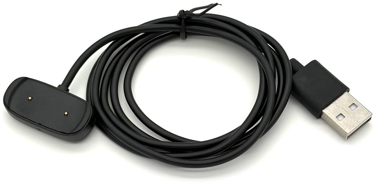 Geschikt voor Amazfit GTR 2 / GTR 2e / GTS 2 / GTS 2e / GTS 2 Mini – USB Oplaadkabel – Magnetische Smartwatch Oplader – 1 Meter – Zwart