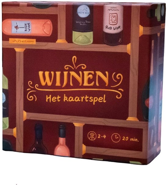 Wijnen - Strategisch kaartspel met wijnthema - Gezelschapsspel voor volwassenen