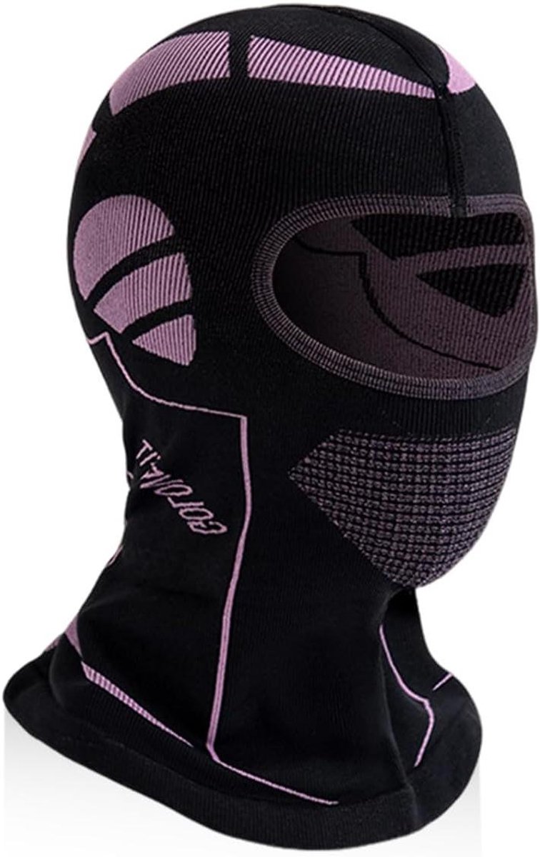 Fietsmasker - Sjaal Masker - Buitenactiviteiten - Stof- en Koude Wering - One Size - Zwart Paars