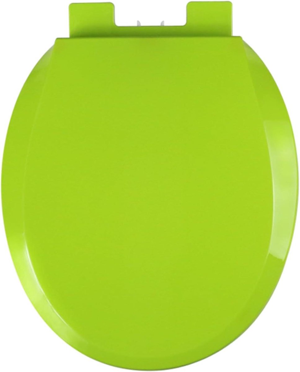 Toiletbril Soft Close - Toiletdeksel WC bril - Hygiënisch Reinigen - Verstelbare Scharnieren - 36x41 cm - Groen